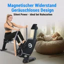 Système de résistance magnétique du rameur AsVIVA RA12 pour un entraînement silencieux et sans usure