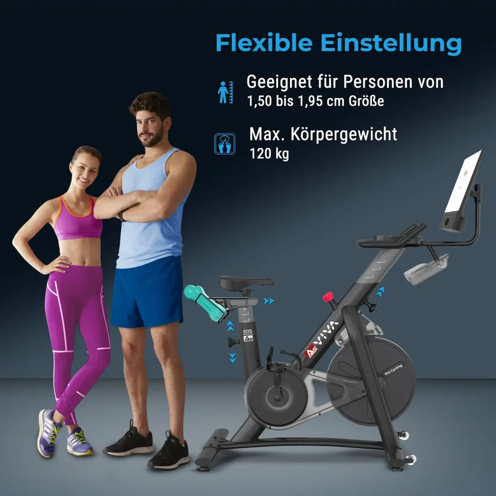 AsVIVA | INDOOR CYCLE Cardio XI Sport bicycle S11 - Vue du produit