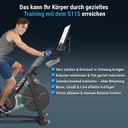 Un entraînement complet du corps sur le AsVIVA Speedbike S11S sollicite efficacement les jambes, le buste et le haut du corps