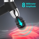 Pistolet de massage MGN2 noir – amplitude
