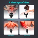 Pistolet de massage MGN2 rose – embouts de massage Pistolet de massage MGN2 rose – embouts de massage