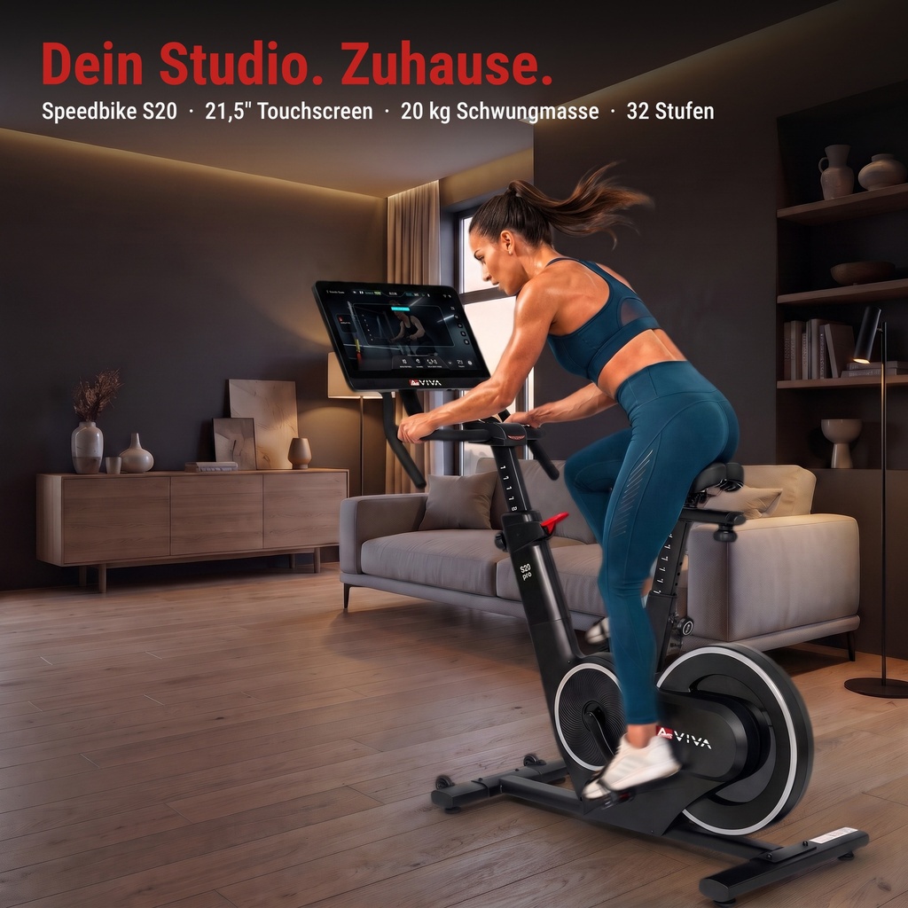 Speedbike Multimedia Studio Pro S20 – Training im Wohnzimmer