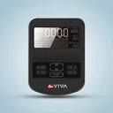 Écran LCD clair du vélo elliptique AsVIVA C29 Step avec toutes les données d'entraînement importantes
