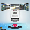 Entraînement interactif avec le vélo elliptique AsVIVA C16 grâce à la connexion aux applications et aux programmes d'entraînement