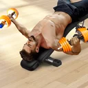Banc de musculation & banc décliné AsVIVA Home-Gym WB2 - vue en entraînement