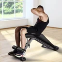 Entraînement des abdominaux sur le banc de musculation décliné AsVIVA WB2 pour des muscles abdominaux forts