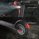 Éclairage LED de la trottinette électrique AsVIVA ES01 pour une bonne visibilité dans l'obscurité