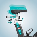 Selle multi-réglable du Speedbike AsVIVA Power Trainer S8 Pro pour un entraînement ergonomique