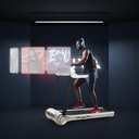 Haut-parleurs Bluetooth intégrés du tapis de course AsVIVA T211 pour écouter de la musique pendant l'entraînement