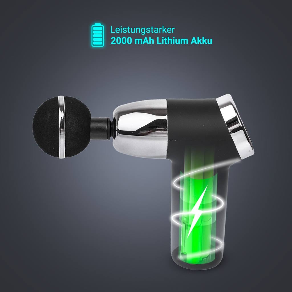 Pistolet de massage AsVIVA MGN2 - Rose - Entraînement et batterie