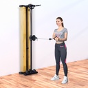 Station de musculation & station à poulie AsVIVA MG7 Natur - Vue du produit