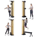 Station de musculation & station à poulie AsVIVA MG7 Natur - Vue du produit