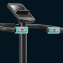 Capteurs de pouls tactiles intégrés au guidon de l'ergomètre AsVIVA Ride H24 pour la mesure de la fréquence cardiaque pendant l'entraînement