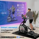 Fonction de divertissement intelligent du vélo elliptique AsVIVA E50 Pro pour le streaming et le divertissement pendant l'entraînement