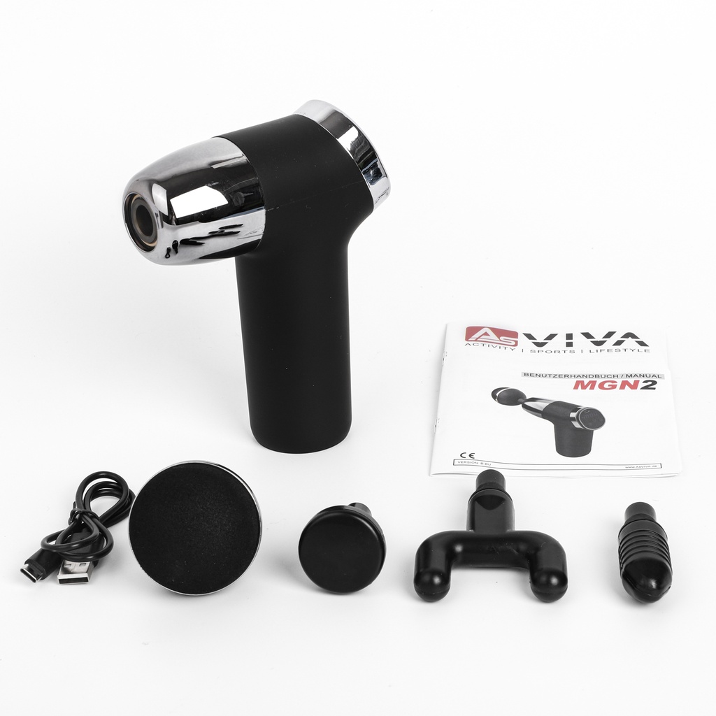 Pistolet de massage AsVIVA MGN2 - Rose - Vue du produit