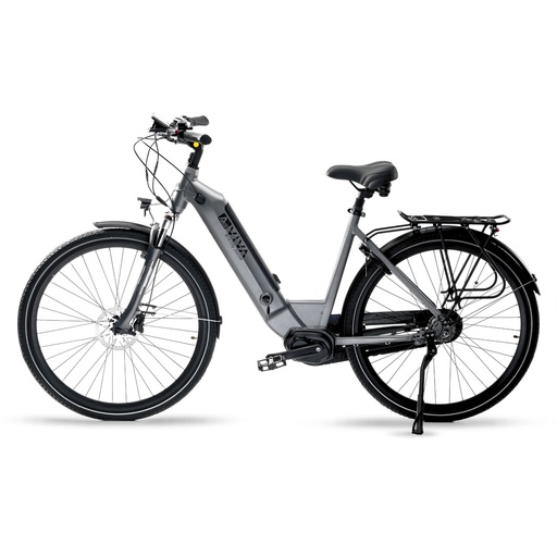 City E-Bike Stadtfalter B14 – 28 pouces – Gris
