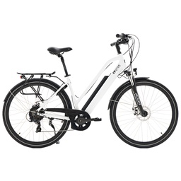 City E-Bike B15 – 28 Zoll – Grau/Weiß